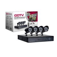 Комплект за видеонаблюдение - 4 канален DVR с 4 камери връзка с интернет и 3G