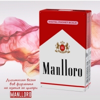 Дигитална везна във формата на кутия за цигари Manlloro