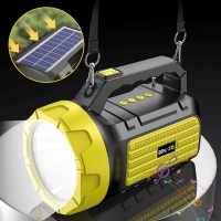 Преносима Bluetooth колонка с FM радио, USB, TF карта и LED фенер | 5W