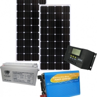 Фотоволтаична система с 300 Wp монокристалени соларени панели