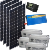 Фотоволтаична система с 1000 Wp монокристалени соларени панели