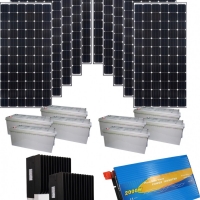 Фотоволтаична система с 2500 Wp монокристалени соларени панели