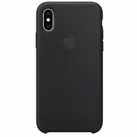 Защитен гръб за iPhone XS Max Silicone Case Черен