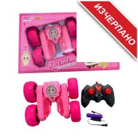 Labubu 360° RC каскадьорска кола с дистанционно управление – светлини и въртене