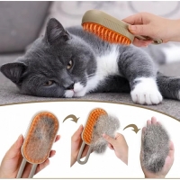 Четка с пара за кучета и котки – Electric Steam Brush за грижа за козината