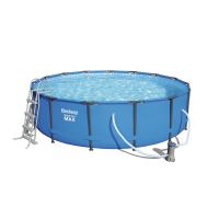 Bestway Сглобяем басейн Steel Pro Frame Pool 457x107см с помпа, покривало и стълба