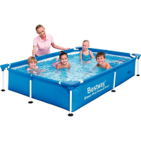 Bestway Сглобяем басейн правоъгълен Splash Frame 221x150x43см