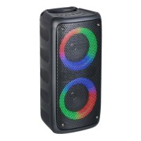 Преносима колона 2 х 3 инча" КТS-1527, 20W, Bluetooth, FM, LED светлина