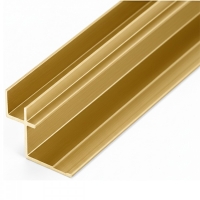 Алуминиев H-профил (Външен ъгъл) – Златен
