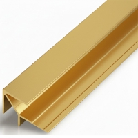 Алуминиев H-профил (Вътрешен ъгъл) – Златен