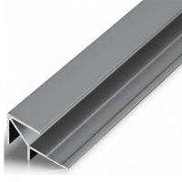 Алуминиев H-профил (Вътрешен ъгъл) – Сребърен