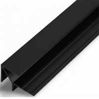 Алуминиев H-профил (Вътрешен ъгъл) – Черен