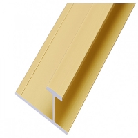 Алуминиев Т-профил (Свързващ) – Златен