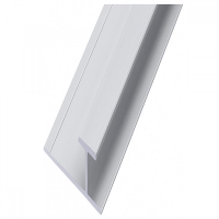 Алуминиев Т-профил (Свързващ) – Сребърен