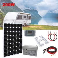 200W Соларна система за Вашия Кемпер, каравана пълен комплект