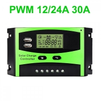 Контролер-регулатор за соларни панели 12V/ 24V/ 30A