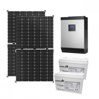 1080Wp Монофазна хибридна фотоволтаична система с MPPT 3000VA инвертор