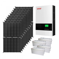 5400Wp Монофазна хибридна фотоволтаична система с MPPT 5500VA инвертор