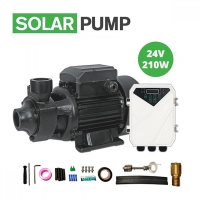 DC Безчетковa соларна хидрофорна помпа за вода 24V 210W