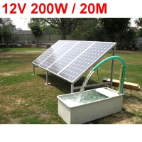 Автономна фотоволтаична система за сондажна помпа на DC напрежение 12V 200W