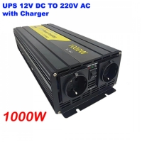 UPS Инвертор със зарядно, чиста синусоида 12V 1000W Eaglestar