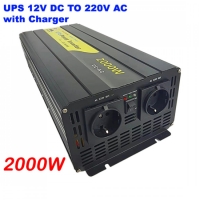UPS Инвертор със зарядно, чиста синусоида 12V 2000W Eaglestar