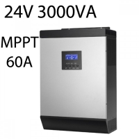 Хибриден соларен инвертор 24V 2400W MPPT 60A