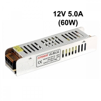 60W Slim Импулсен захранващ блок 12V 5А