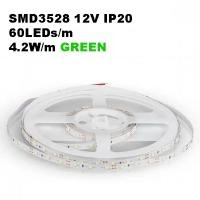 LED Лента SMD3528 60/1 зелена IP20 12V 21W