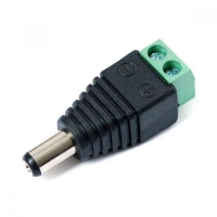 DC Захранващ конектор 5.5x2.1mm с клема мъжка