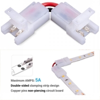 Конектор за LED лента L форма 8мм