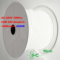 LED COB Лента 240 LEDs, 10W, 220V, 6400K, 1400Lm, IP65