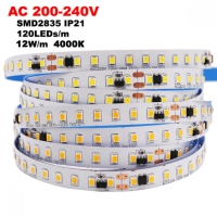 LED Лента SMD2835 120led/m 4000K IP20 220V 12W/m