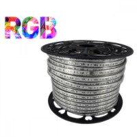 5050 Светодиодна лента 220V водоустойчива RGB 1 метра