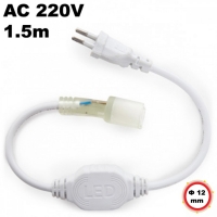 Захранващ кабел за LED Неон SMD3038 220V 1,5м