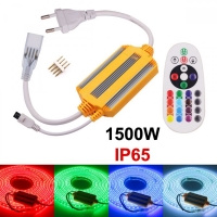 220V RGB IP65 24 бутона IR Контролер 1500W