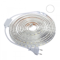 3014 Светодиодна лента 220V водоустойчива студено бяла 10 метра