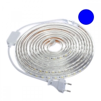 3014 Светодиодна лента 220V водоустойчива синя 10 метра