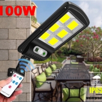 6 COB Соларна лампа със сензор и дистанционно