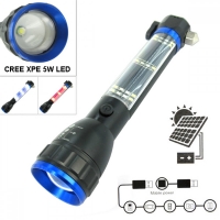 Мултифункционален светодиоден соларен фенер 5W 350LM