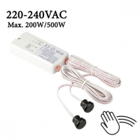 IR сензор за движение с ръка с двойна глава, 220V, до 500W