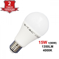LED Крушка 15W E27 1350LM 4000К