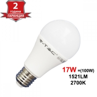 LED Крушка 17W E27 1521LM 3000К