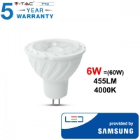 LED Крушка 6W MR16 455LM 4000К