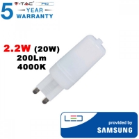 LED Крушка SAMSUNG чип 2.2W 200LM G9 4000K