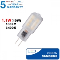 LED Крушка SAMSUNG чип 1.1W 100LM G4 6400K