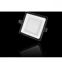 6W LED Панел Стъклено Тяло Квадрат 420LM 6000K