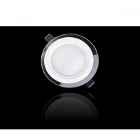 6W LED Панел Стъклено Тяло Кръгъл 420LM 6000K