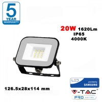 20W LED Прожектор Samsung чип Pro-s Черно Тяло 1620LM 4000K