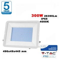 300W LED Прожектор Samsung чип Pro-s Бяло Тяло 26390LM 4000K